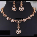 Tanish Art Jewellery Glow Up Fashion Necklace With Austrain Stone 