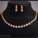 Tanish Art Jewellery Royal Spark Austrain Stone Necklace Set For Parties 