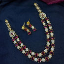 Tanish Art Jewellery Glamorous AD And Austrain Stone Necklace Set