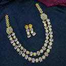 Tanish Art Jewellery Glamorous AD And Austrain Stone Necklace Set