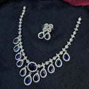 Tanish Art Jewellery Glamorous AD And Austrain Stone Necklace Set