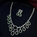 Tanish Art Jewellery Glamorous AD And Austrain Stone Necklace Set