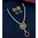 Tanish Art Jewellery Glamorous AD And Austrain Stone Necklace Set
