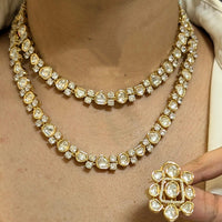 Tanish Art Jewellery Timeless Polki Kundan Stone Necklace Set