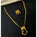 Tanish Art Jewellery Luxury Ethnic Pota And Austrain Stone Necklace Set 