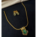 Tanish Art Jewellery Luxury Ethnic Pota And Austrain Stone Necklace Set