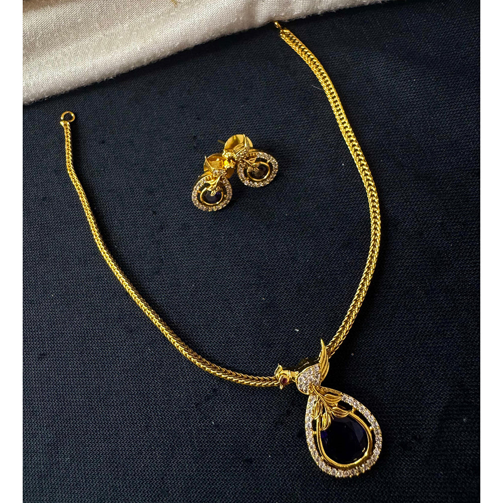 Tanish Art Jewellery Luxury Ethnic Pota And Austrain Stone Necklace Set