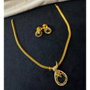 Tanish Art Jewellery Luxury Ethnic Pota And Austrain Stone Necklace Set