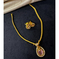 Tanish Art Jewellery Luxury Ethnic Pota And Austrain Stone Necklace Set