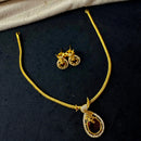 Tanish Art Jewellery Luxury Ethnic Pota And Austrain Stone Necklace Set