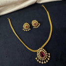 Tanish Art Jewellery Luxury Ethnic Pota And Austrain Stone Necklace Set