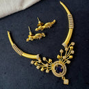 Tanish Art Jewellery Luxury Ethnic Pota And Austrain Stone Necklace Set 