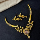 Tanish Art Jewellery Luxury Ethnic Pota And Austrain Stone Necklace Set