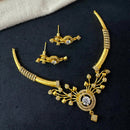 Tanish Art Jewellery Luxury Ethnic Pota And Austrain Stone Necklace Set