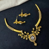 Tanish Art Jewellery Luxury Ethnic Pota And Austrain Stone Necklace Set