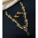 Tanish Art Jewellery Luxury Ethnic Pota And Austrain Stone Necklace Set