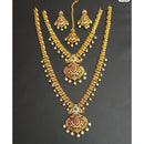 Tanish Art Jewellery Royal Heritage Pota And Pearl Necklace Set
