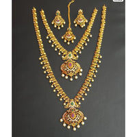 Tanish Art Jewellery Royal Heritage Pota And Pearl Necklace Set
