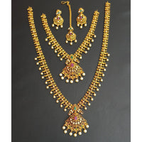 Tanish Art Jewellery Royal Heritage Pota And Pearl Necklace Set