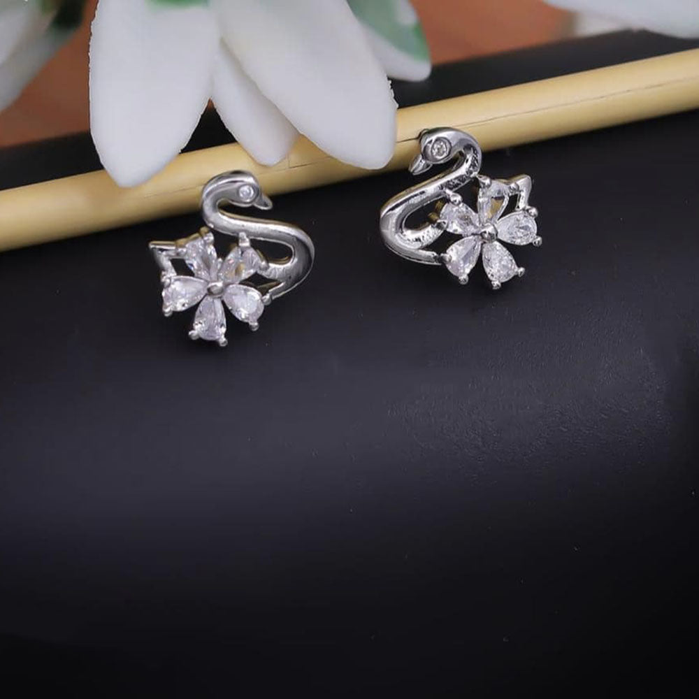 Tanish Art Jewellery Royal Austrian Stone Stud Earrings