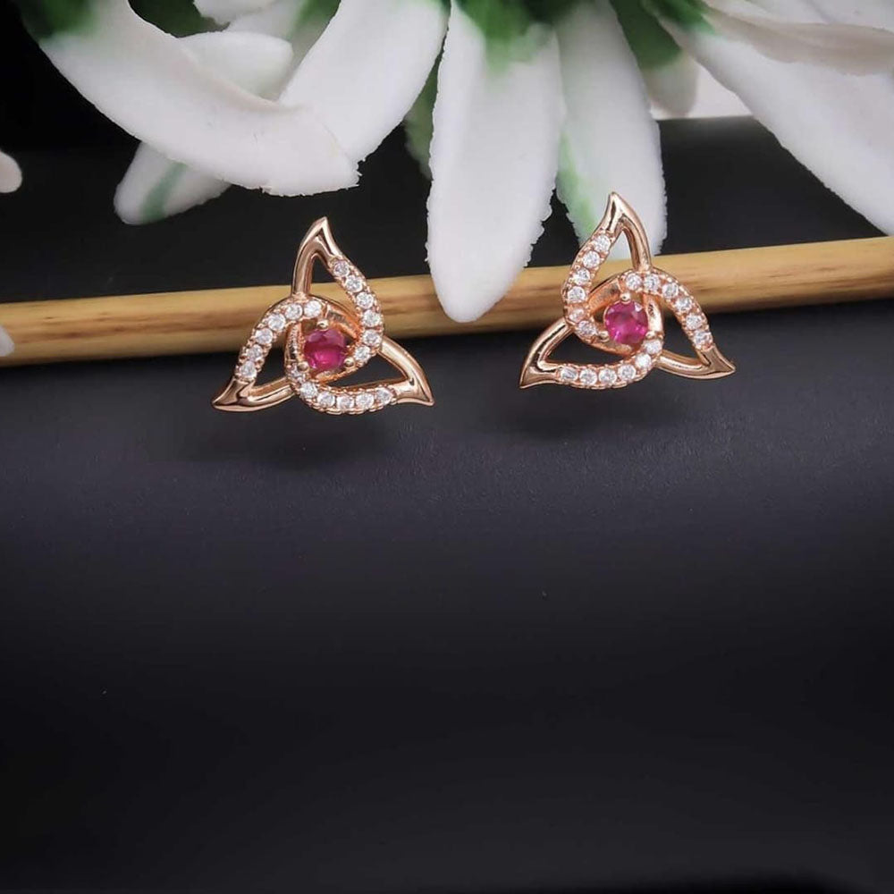 Tanish Art Jewellery Royal Austrian Stone Stud Earrings