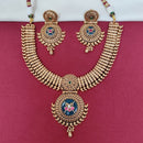 Tanish Art Jewellery Royal Pota Stone And Pearl Necklace Set