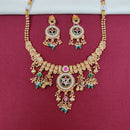 Tanish Art Jewellery Royal Pota Stone And Pearl Necklace Set