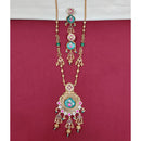 Tanish Art Jewellery Royal Pota Stone And Pearl Necklace Set