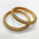 Tanish Art Jewellery Premium Matte Gold Bangles Set