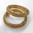 Tanish Art Jewellery Premium Matte Gold Openbale Bangles Set