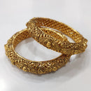 Tanish Art Jewellery Premium Matte Gold Openbale Bangles Set