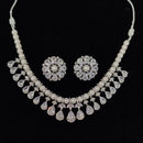 Tanish Art Jewellery Royal Austrian Stone And Pearl Necklace Set 