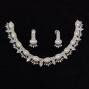 Tanish Art Jewellery Royal Austrian Stone And Pearl Necklace Set 