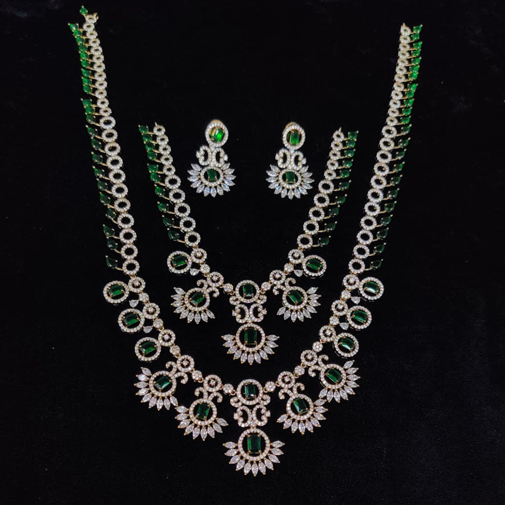 Tanish Art Jewellery Glamorous American Diamond Jewellery Combo Set