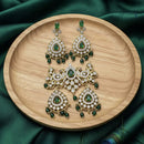 Tanish Art Jewellery American Diamond Stone Beads Pendant Set