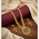 Tanish Art Jewellery Heritage Pota Stone And Pearl Long Necklace Set