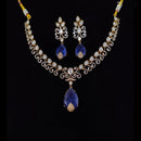 Tanish Art Jewellery Classic Polki Kundan And Austrian Stone Necklace Set