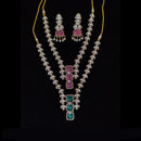 Tanish Art Jewellery Classic Polki Kundan And Austrian Stone Necklace Set