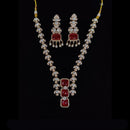 Tanish Art Jewellery Classic Polki Kundan And Austrian Stone Necklace Set