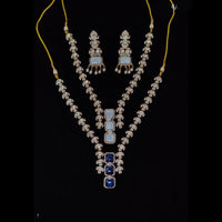 Tanish Art Jewellery Classic Polki Kundan And Austrian Stone Necklace Set