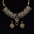 Tanish Art Jewellery Traditional Polki Kundan And Austrian Stone Necklace Set