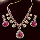 Tanish Art Jewellery Premium Pota Stone Ethnic Necklace Set 