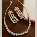 Tanish Art Jewellery Premium Pota Stone Ethnic Necklace Set