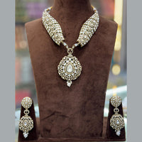 Tanish Art Jewellery Graceful Polki Kundan And Pearl Designer Necklace Set
