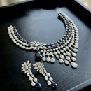 Tanish Art Jewellery Glamorous American Diamond Necklace Set