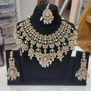 Tanish Art Jewellery Elegant Pota Stone Pearl And Beads Necklace Set