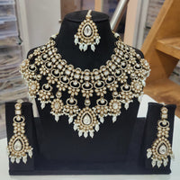Tanish Art Jewellery Elegant Pota Stone Pearl And Beads Necklace Set
