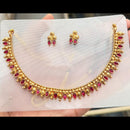 Tanish Art Jewellery Elegant Crystal Stone Necklace And Earrings Set