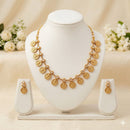Tanish Art Jewellery Elegant Crystal Stone Temple Necklace And Earrings Set