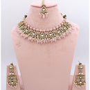 Tanish Art Jewellery Polki Kundan Pearl And Beads Choker Necklace Set